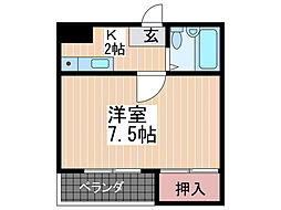 間取図画像 1K