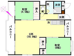 間取図画像 3LDK