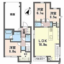 Ｓ邸貸家 3LDKの間取り