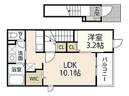 サンライト1 1LDKの間取図画像
