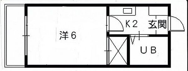 広島県広島市東区矢賀新町5丁目(賃貸マンション1K・4階・18.75㎡)の写真 その2