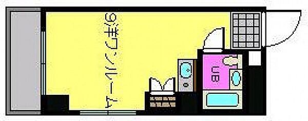 広島県広島市東区牛田本町4丁目(賃貸マンション1R・3階・16.15㎡)の写真 その2