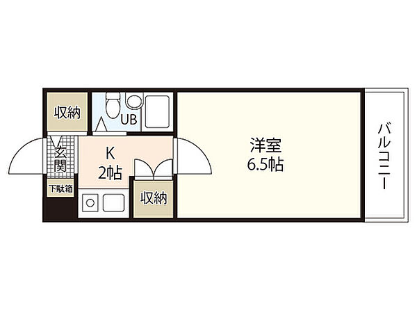 メルヘンマンション矢野東 ｜広島県広島市安芸区矢野東6丁目(賃貸マンション1K・3階・15.75㎡)の写真 その2