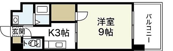 ロアール南竹屋 ｜広島県広島市中区南竹屋町(賃貸マンション1K・9階・29.89㎡)の写真 その2