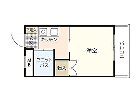 ヴィラ海田  ｜ 広島県安芸郡海田町昭和中町（賃貸マンション1K・4階・17.01㎡） その2