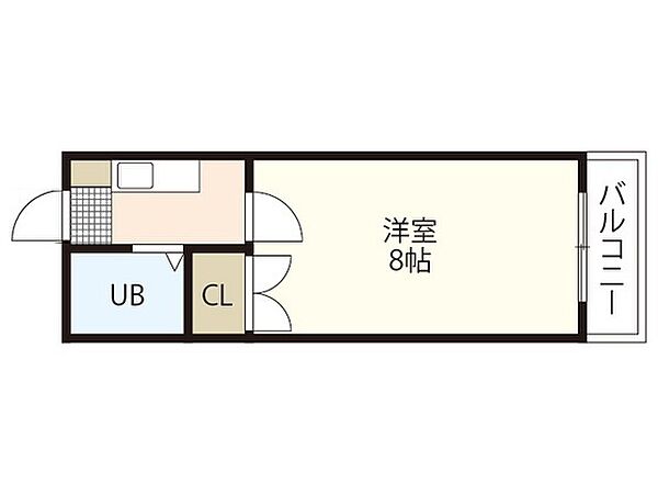 エステート平成 ｜広島県広島市中区吉島西1丁目(賃貸マンション1K・3階・21.60㎡)の写真 その2