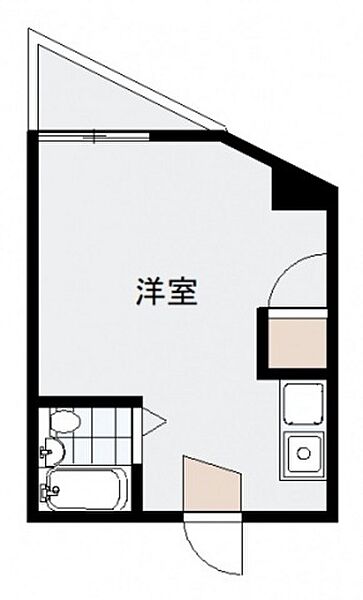 曙ビル ｜広島県広島市東区曙5丁目(賃貸マンション1R・2階・17.00㎡)の写真 その2