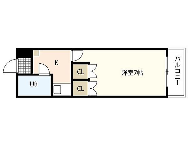 ハイツたかす ｜広島県広島市西区高須4丁目(賃貸マンション1K・3階・19.66㎡)の写真 その2