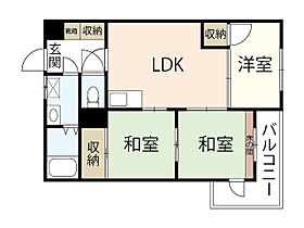 広島県広島市東区牛田本町4丁目（賃貸マンション3LDK・5階・56.00㎡） その2