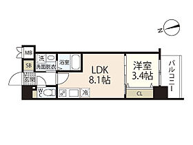 Ｓ－ＲＥＳＩＤＥＮＣＥ天満町ｂａｒｋ  ｜ 広島県広島市西区天満町（賃貸マンション1LDK・12階・29.87㎡） その2