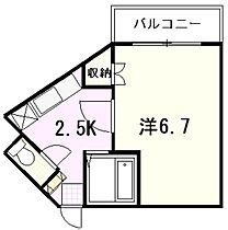 テルセーロパートナーマンション  ｜ 広島県安芸郡府中町城ケ丘（賃貸マンション1K・4階・21.00㎡） その2