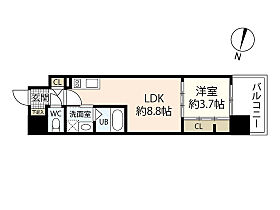 広島県広島市南区比治山町（賃貸マンション1LDK・5階・32.82㎡） その2