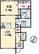 エスポワール戸坂山崎  ｜ 広島県広島市東区戸坂山崎町（賃貸アパート1LDK・1階・48.56㎡） その2