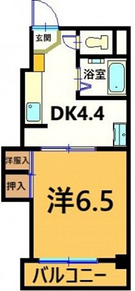 ハイムサンシルク ｜広島県広島市東区光町1丁目(賃貸マンション1DK・2階・27.00㎡)の写真 その2