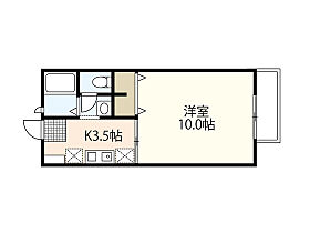 サンライフ京田  ｜ 広島県広島市安芸区中野2丁目（賃貸アパート1K・1階・30.69㎡） その2