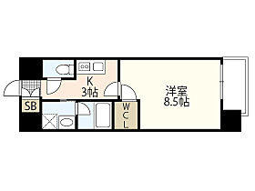 EIGHTVALLEY　CastleSide  ｜ 広島県広島市中区西白島町（賃貸マンション1K・15階・29.98㎡） その2