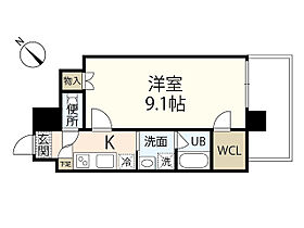 パレグレース中広  ｜ 広島県広島市西区中広町2丁目（賃貸マンション1K・6階・28.58㎡） その2