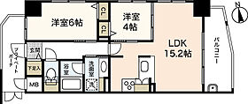 ラルウェンディ縮景園前イースト  ｜ 広島県広島市中区上幟町（賃貸マンション2LDK・11階・57.08㎡） その2