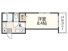 広島県広島市南区宇品御幸3丁目（賃貸マンション1K・2階・25.80㎡） その2