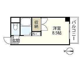 広島県広島市南区宇品御幸3丁目（賃貸マンション1R・3階・19.04㎡） その1