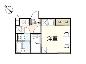 レオパレス幸  ｜ 広島県広島市西区草津本町（賃貸アパート1K・2階・19.87㎡） その2