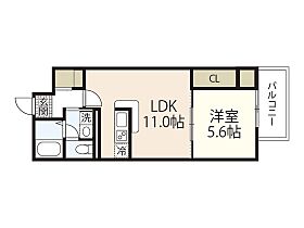 西蟹屋K.K  ｜ 広島県広島市南区西蟹屋1丁目（賃貸マンション1LDK・4階・40.27㎡） その2