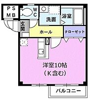 パルテール　ジャスマン  ｜ 広島県安芸郡海田町月見町（賃貸マンション1R・1階・28.50㎡） その2