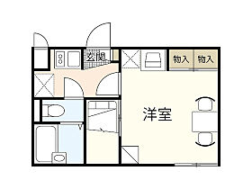 レオパレスミルラ  ｜ 広島県安芸郡府中町石井城1丁目（賃貸アパート1K・2階・19.87㎡） その2