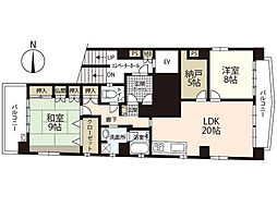 間取図画像 2SLDK