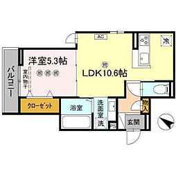間取図画像 1LDK