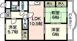 間取図画像 3LDK