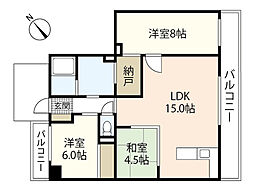 間取図画像 3LDK