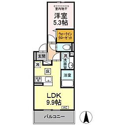 間取図画像 1LDK