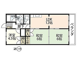間取図画像 3LDK