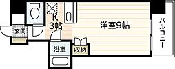 ルナパール大宮 ワンルームの間取図画像