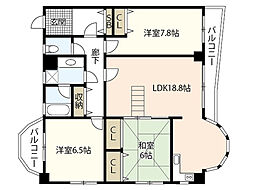 エトワール光が丘 3LDKの間取図画像