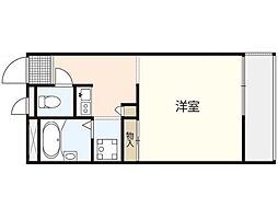 レオパレスFriends1 1Kの間取図画像
