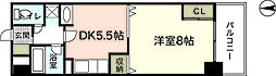 プレステージ榎町 1DKの間取図画像