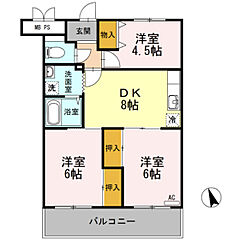 物件の間取り