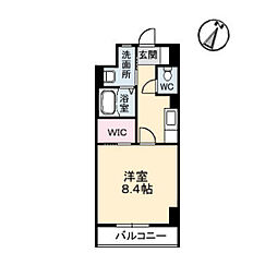 メゾン呉駅前 1Kの間取図画像