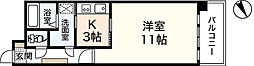 ルネスeスペース 1Kの間取図画像
