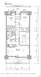 サンシティ西条 3LDKの間取図画像
