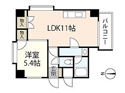 第3コーポ大場 1LDKの間取図画像