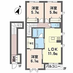 物件の間取り