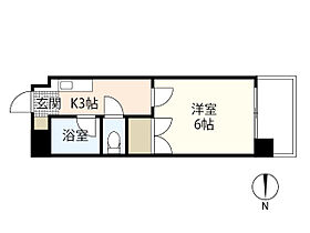 第一Ｎビル  ｜ 広島県広島市南区皆実町1丁目（賃貸マンション1K・5階・18.90㎡） その2