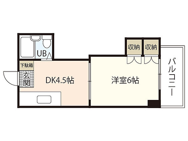 スタープラザ東雲 ｜広島県広島市南区東雲本町2丁目(賃貸マンション1DK・3階・20.70㎡)の写真 その2