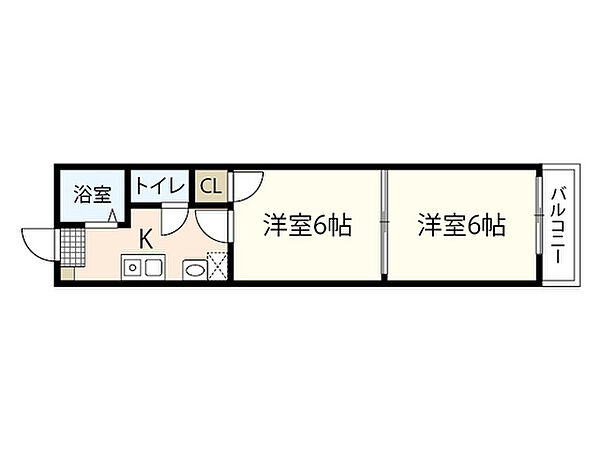 横田ビル ｜広島県広島市中区本川町3丁目(賃貸マンション2K・7階・30.00㎡)の写真 その2