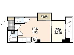 リノリノアパートメント  ｜ 広島県広島市中区榎町（賃貸マンション1LDK・4階・26.50㎡） その2