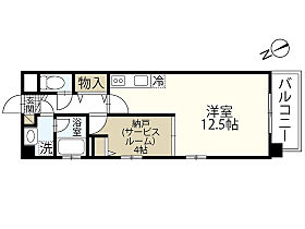 広島県広島市西区観音新町1丁目（賃貸マンション1R・5階・41.10㎡） その2