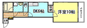 松尾ビル翠II 501 ｜ 広島県広島市南区翠2丁目（賃貸マンション1DK・5階・35.00㎡） その2